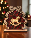 Vintage Style, Cozy Home Holiday Shelf Sitter