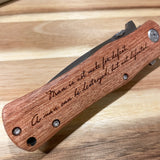 Rosewood/Stainless Steel Knife