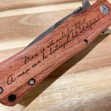 Rosewood/Stainless Steel Knife