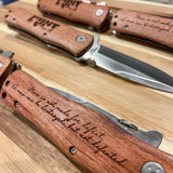 Rosewood/Stainless Steel Knife