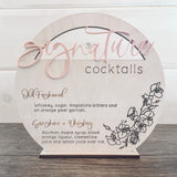 Acrylic Table Stands
