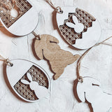Rattan Easter Tags