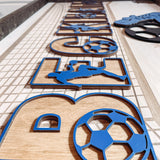 Themed Wood Framed Nursery Sign