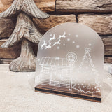 Santas Cabin Votive