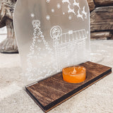 Santas Cabin Votive