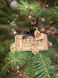 Bus Driver Gift Card Holder Ornament
