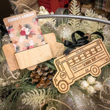 Bus Driver Gift Card Holder Ornament