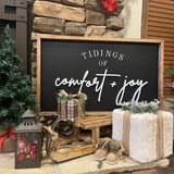 Good Tidings Modern Farmhouse Style Sign