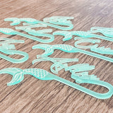 Mermaid Themed Name Drink Tags
