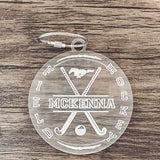 Acrylic Sports Bag Tag
