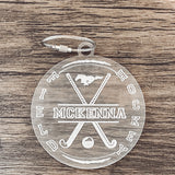 Acrylic Sports Bag Tag