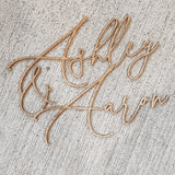 Frameless Wooden Name Sign for Nursery