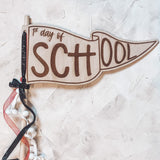 Back to School Wooden Pennant