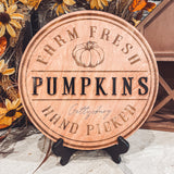 Farm Fresh Local Pumpkins
