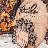 Give Thanks in All Things