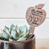 "Say It" Planter Stakes for Succulents and House Plants