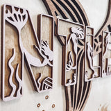 Themed Wood Framed Nursery Sign