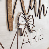 Wood Framed Nursery Sign