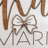 Wood Framed Nursery Sign