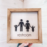 Family Restroom Signage