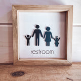Family Restroom Signage
