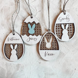 Rattan Easter Tags