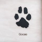 Paw Print Farmhouse Style Sign