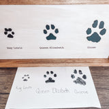 Paw Print Farmhouse Style Sign