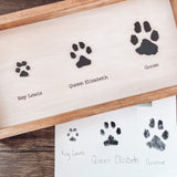 Paw Print Farmhouse Style Sign