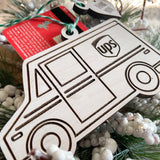 UPS Gift Card Holder and Ornament