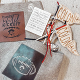 Game Day Leatherette Canvas Tote Bag