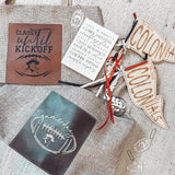 Game Day Leatherette Canvas Tote Bag