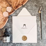 "Cheers" Blank Note Card Kit
