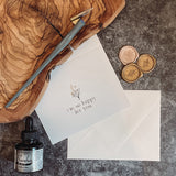 "I'm So Happy For You" Blank Note Card Kit