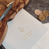 "I'm So Happy For You" Blank Note Card Kit