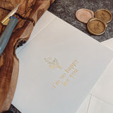 "I'm So Happy For You" Blank Note Card Kit