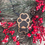 3D Paw Print Replica Ornament