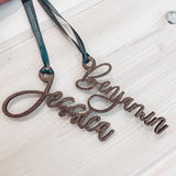 Stocking Name Tags - Single Layer