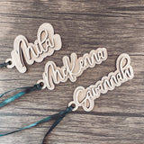 Stocking Name Tags - Double Layer