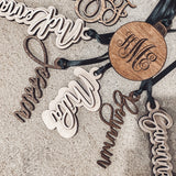 Monogram Ornament, Stocking, Basket or Gift Tag