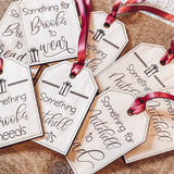 Personalized Want - Read - Wear - Need Gift Tags