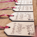 Personalized Want - Read - Wear - Need Gift Tags