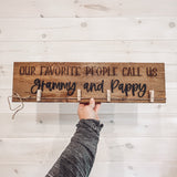 Rough Cut Rustic Photo Display Board