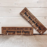 Rough Cut Rustic Photo Display Board