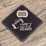 Leather Bottle Opener Coaster Sets