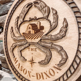 Mason Dixon 12" Round Sign