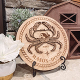 Mason Dixon 12" Round Sign