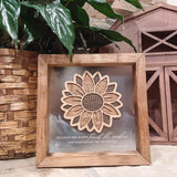 Rattan Sunflower Decor