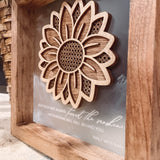 Rattan Sunflower Decor
