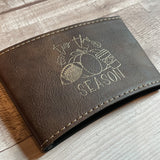 Leather Engraved Coffee Sleeve